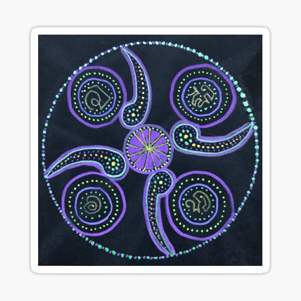 Item preview, soul wheel mandala designed and sold by Tania144.