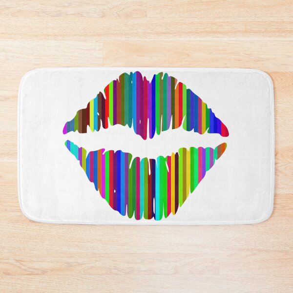 Item preview, Pop Art Crayon Lips on White - Large designed and sold by AlteredAtelier.