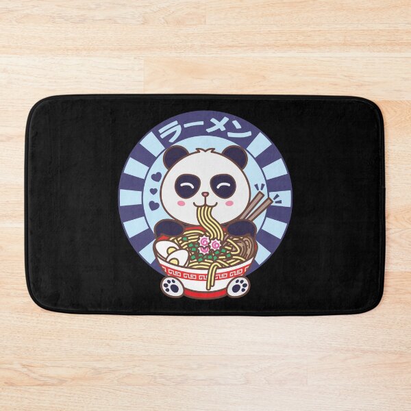Item preview, Kawaii Panda Eating Japanese Ramen Noodles designed and sold by Art by s2ray.