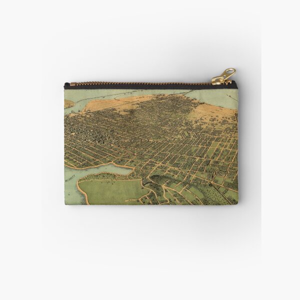 Item preview, Vintage Pictorial Map of Oakland California (1900)  designed and sold by BravuraMedia.