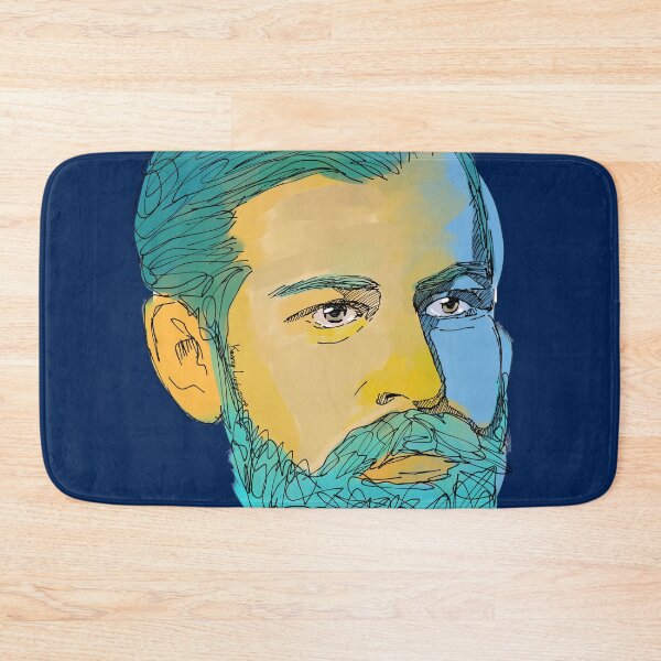 Item preview, Young Sigmund Freud illustration designed and sold by KennyLucky.