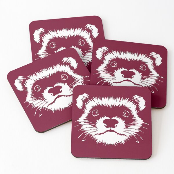 Item preview, Ferret Face Graphic Illustration for Mom - Funny Ferret Lovers Gift designed and sold by NUMAcreations.