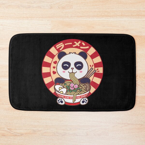 Item preview, Kawaii Panda Eating Japanese Ramen Noodles designed and sold by Art by s2ray.