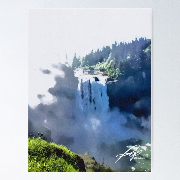 Item preview, Snoqualmie Falls designed and sold by Christine Sternfels.
