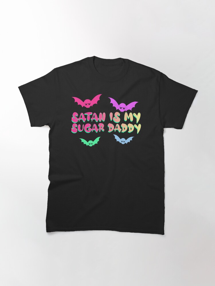 Alternate view of Pastel Goth - Satan Is My Sugar Daddy Classic T-Shirt