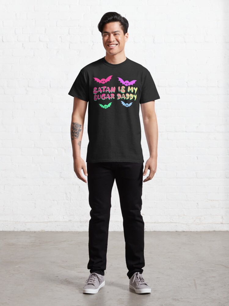 Alternate view of Pastel Goth - Satan Is My Sugar Daddy Classic T-Shirt