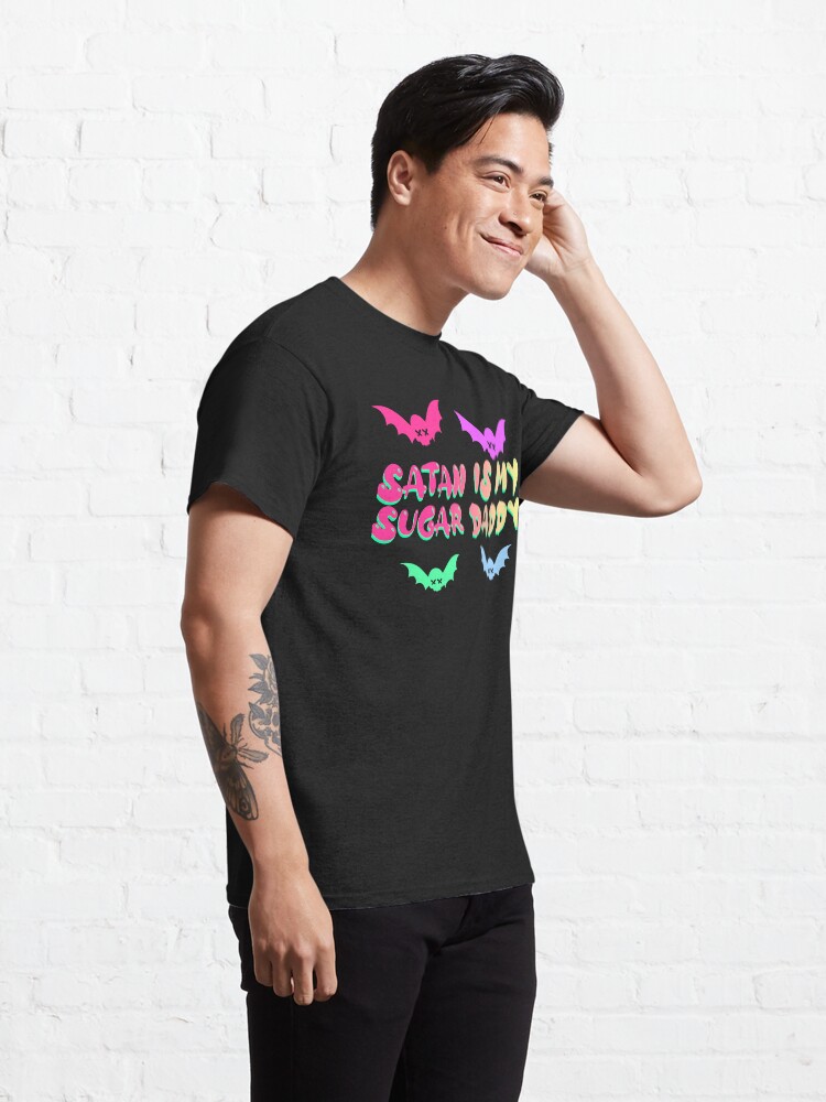 Alternate view of Pastel Goth - Satan Is My Sugar Daddy Classic T-Shirt