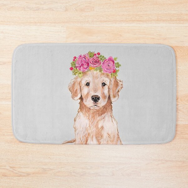 Item preview, Labrador Retriever dog with flowers pet puppy cute sweet dogs funny designed and sold by Coolstuff4you71.