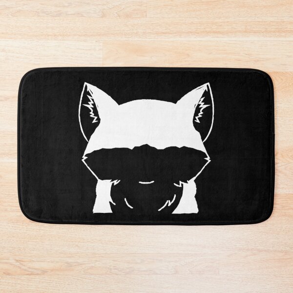 Item preview, Black and white silhouette raccoon designed and sold by CrazyHowCool.