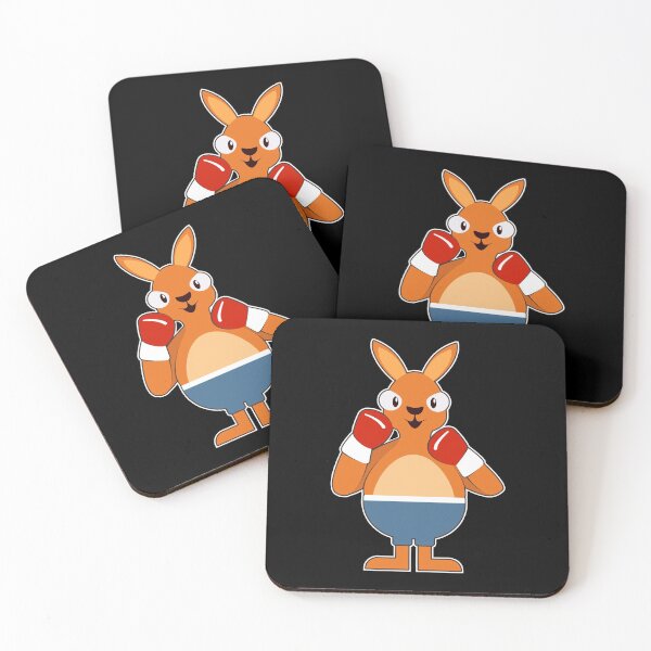 Item preview, Kangaroo as Boxer with Boxing gloves designed and sold by Snabdesign84.