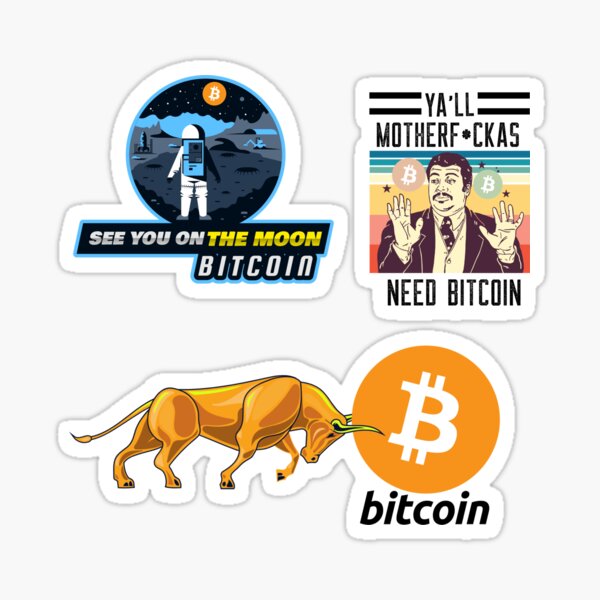 Item preview, Bitcoin Sticker Pack 7 designed and sold by Bitcoin-Fashion.