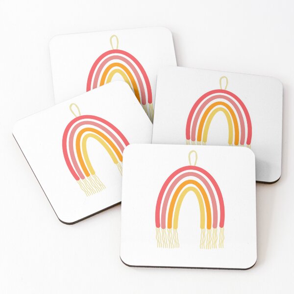 Item preview, Boho Rainbow Hanging sticker designed and sold by Beelinesdesign.