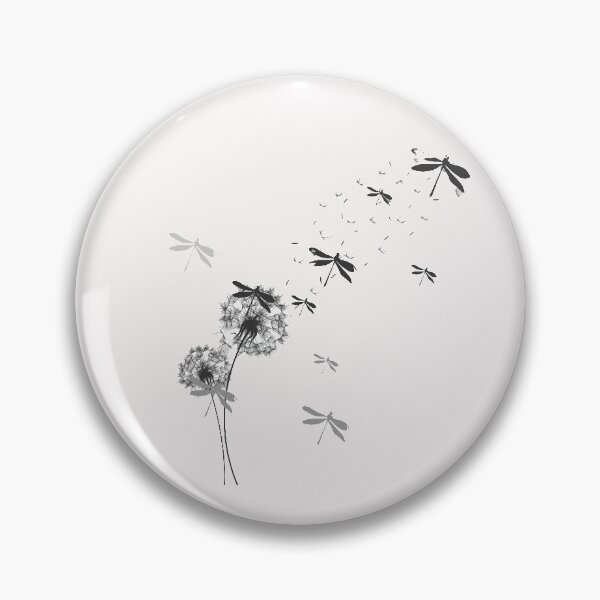 Item preview,  Dandelion Dragonfly Flower Awesome, Best flower awesome, cut dandelion dragonfly, flowel gift, gifts designed and sold by HananDesign13.