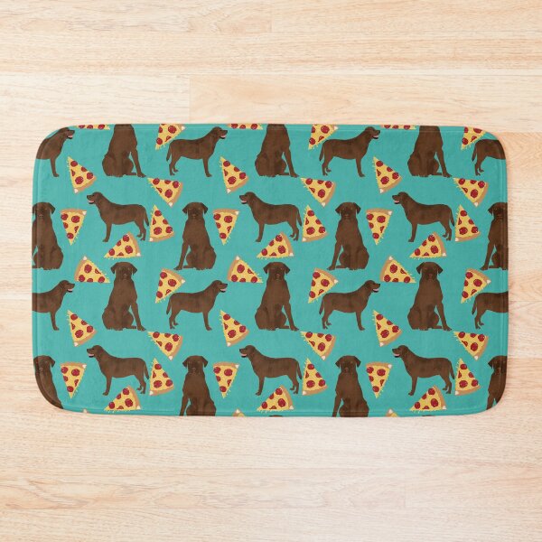 Item preview, Labrador Retriever dog with pizza pet puppy cute sweet dogs funny designed and sold by Coolstuff4you71.