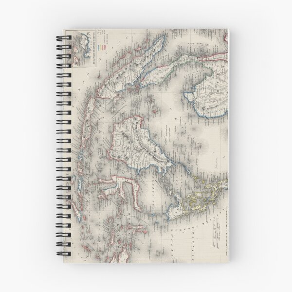 Item preview, Vintage Map of Indonesia and The Philippines designed and sold by BravuraMedia.