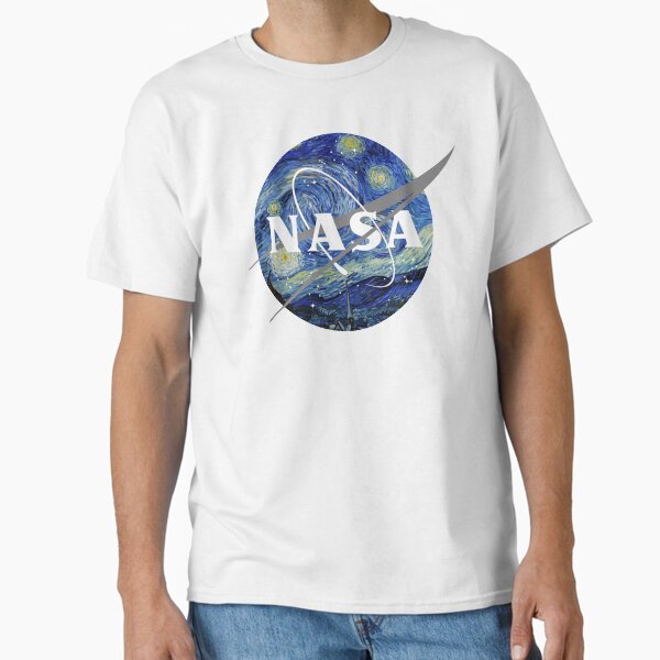 Item preview, Nasa Van Gogh Starry Night Logo designed and sold by HQShirts.