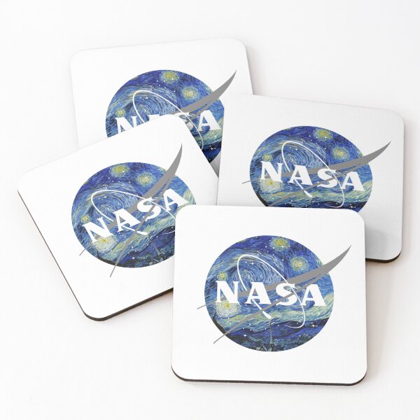 Item preview, Nasa Van Gogh Starry Night Logo designed and sold by HQShirts.