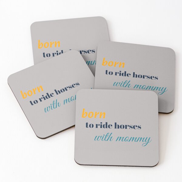 Item preview, born to ride horses with mommy designed and sold by horseaddicted.