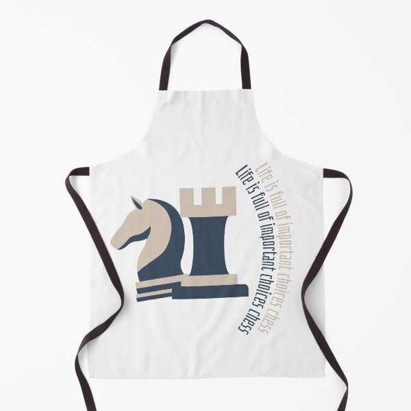 Item preview, Life is Full of Important Choices Chess designed and sold by LaylaCreator.