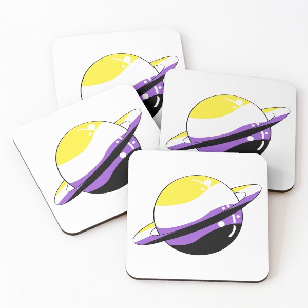 Item preview, Nonbinary Pride Planet designed and sold by Nonbinaryfrog.