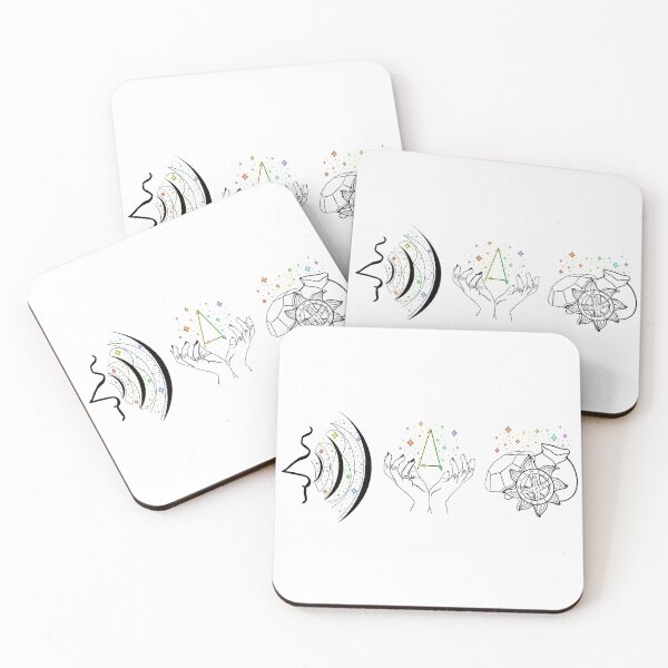 Item preview, Verbal Somatic Material in black and white half rainbow designed and sold by MarisaCee.