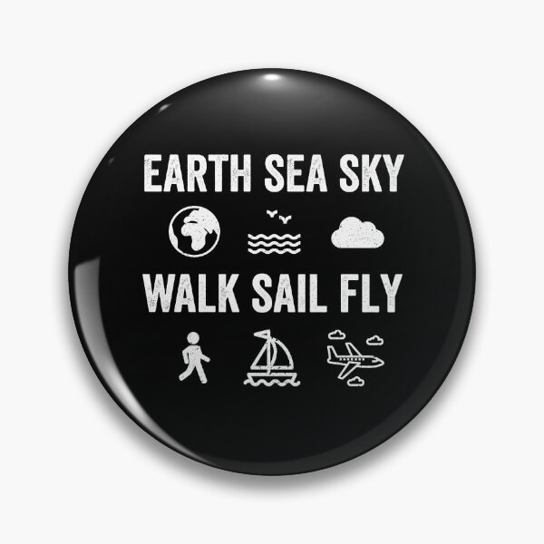 Item preview, Earth Sea Sky Walk Sail Fly. Flying and Pilot designed and sold by VFRZone.