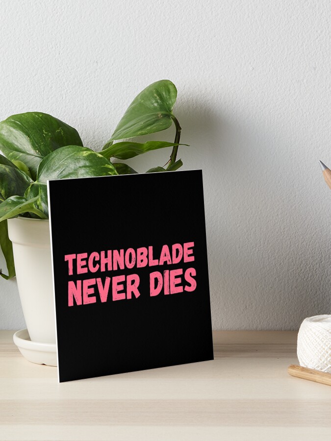 Technoblade never dies, meme Sticker for Sale by ds-4