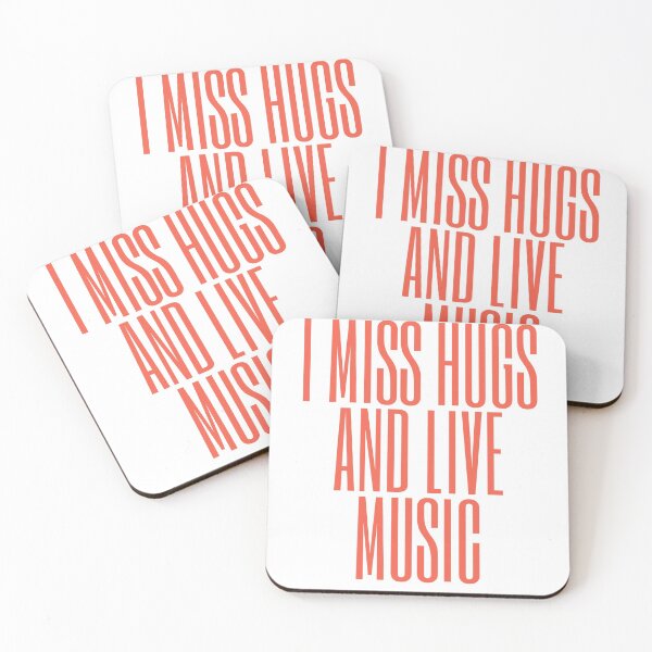 Item preview, I Miss Hugs And Live Music , Music Lover Gift For Dad Mom  designed and sold by BECOOOL.