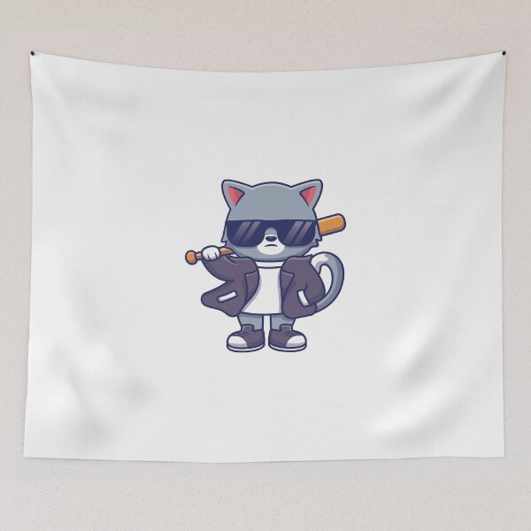 Item preview, best fighter cat ever designed and sold by Nerd Digs.