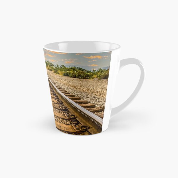 Item preview, Straight Railroad Tracks at Dusk designed and sold by dbvirago.