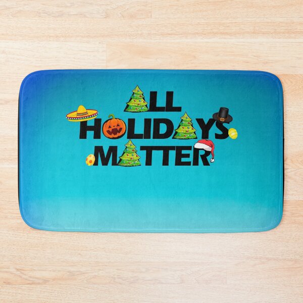 Item preview, All Holidays Matter (Blue) designed and sold by Drummy.