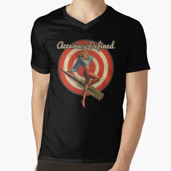 6.5 Creedmoor Accuracy Defined | Vintage V-Neck T-Shirt