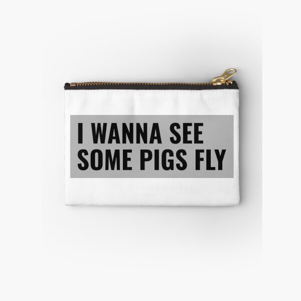 Item preview, I Wanna See Some Pigs Fly designed and sold by DiscGolfTees.
