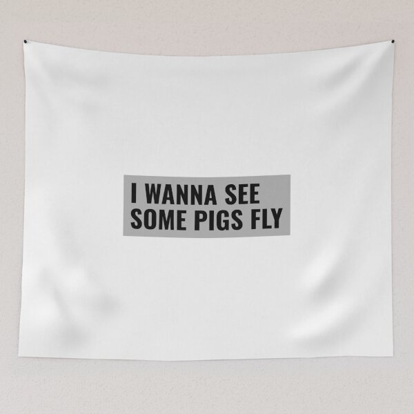 Item preview, I Wanna See Some Pigs Fly designed and sold by DiscGolfTees.
