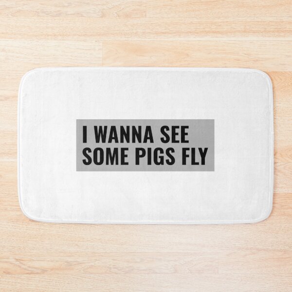 Item preview, I Wanna See Some Pigs Fly designed and sold by DiscGolfTees.