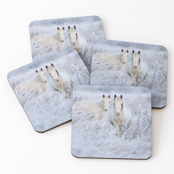 Item preview, Frosty horses designed and sold by Steve Adams.