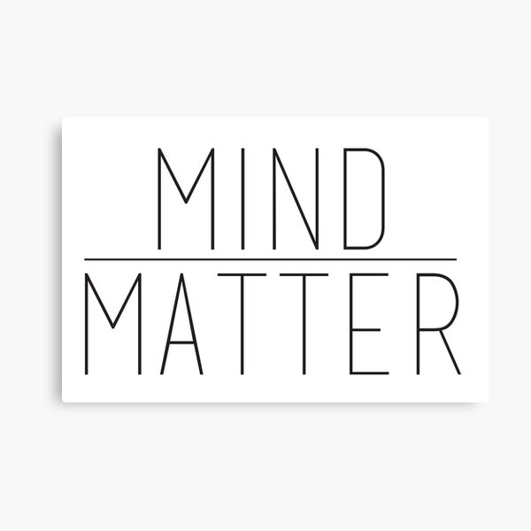Mind Over Matter Canvas Print
