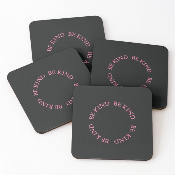 Item preview, Be Kind Pink & Black Print designed and sold by macylizdesigns.