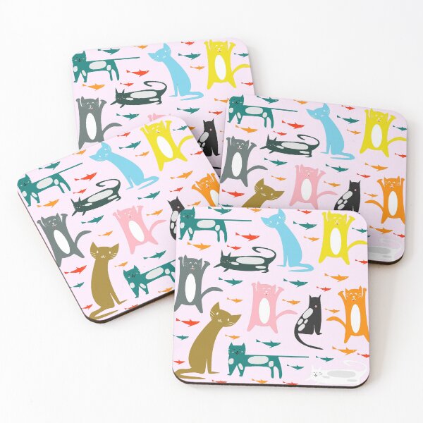 Item preview, cat and fish designed and sold by HMS STORE.
