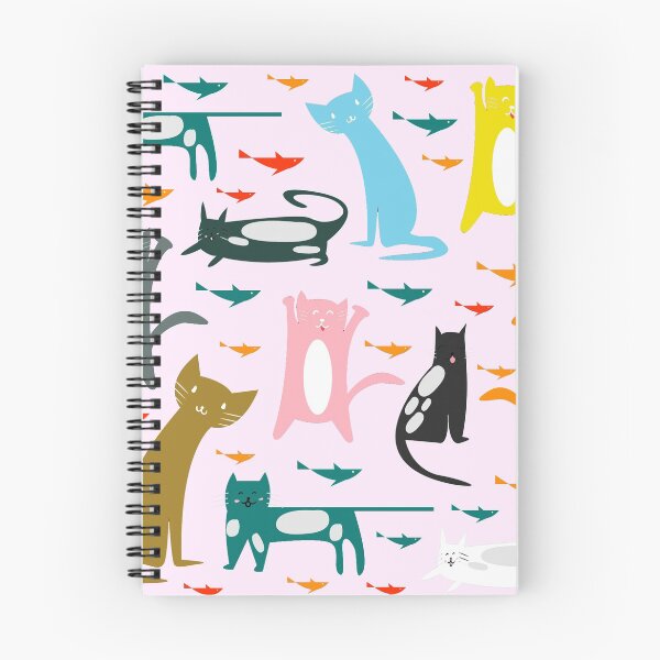 Artikelvorschau, Katze und Fisch entworfen und verkauft von HMS STORE.