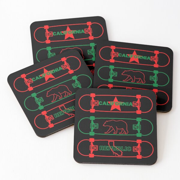 Item preview, California Republic Bear on Skateboards  designed and sold by Six Deers.