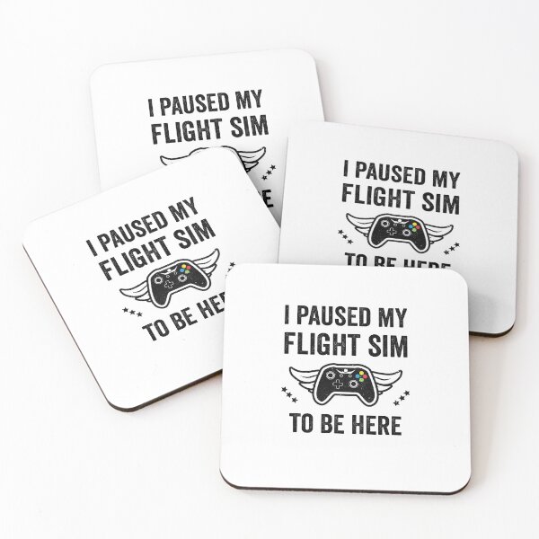 Item preview, I Paused my Flight SIM to be here. Gamer and Pilot designed and sold by VFRZone.