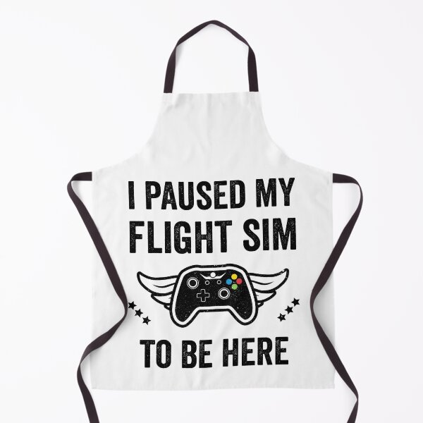 Item preview, I Paused my Flight SIM to be here. Gamer and Pilot designed and sold by VFRZone.