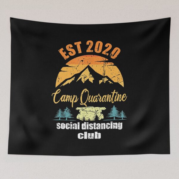 Item preview, Camp Quarantine Social Distancing Gift For Parents Boys Women Kids Him Her Family designed and sold by videogames86.