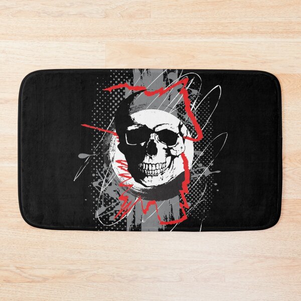 Item preview, Skull trash polka designed and sold by Sima Sirus.
