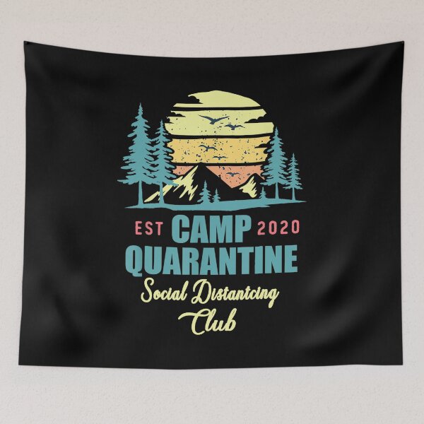Item preview, Camp Quarantine Social Distancing Gift For Parents Boys Women Kids Him Her Family designed and sold by videogames86.
