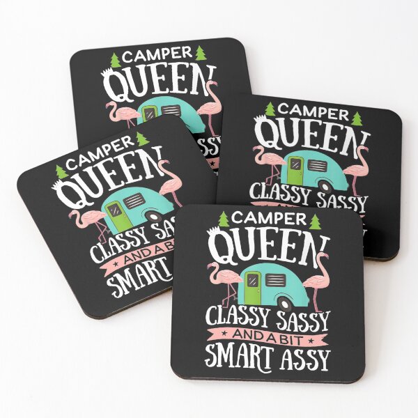 Item preview, Camper Queen Classy Sassy Smart Assy Gift For Parents Boys Women Kids Him Her Family designed and sold by videogames86.