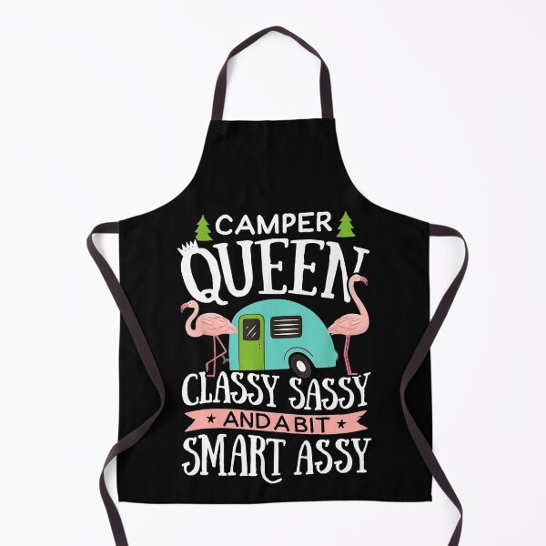 Item preview, Camper Queen Classy Sassy Smart Assy Gift For Parents Boys Women Kids Him Her Family designed and sold by videogames86.