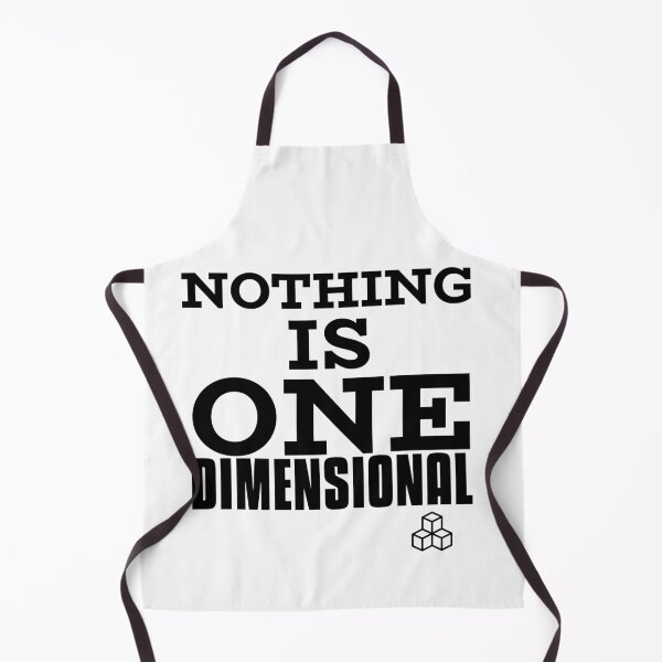 Item preview, Nothing is One Dimensional Black and White Text Based Graphic designed and sold by DiscGolfTees.