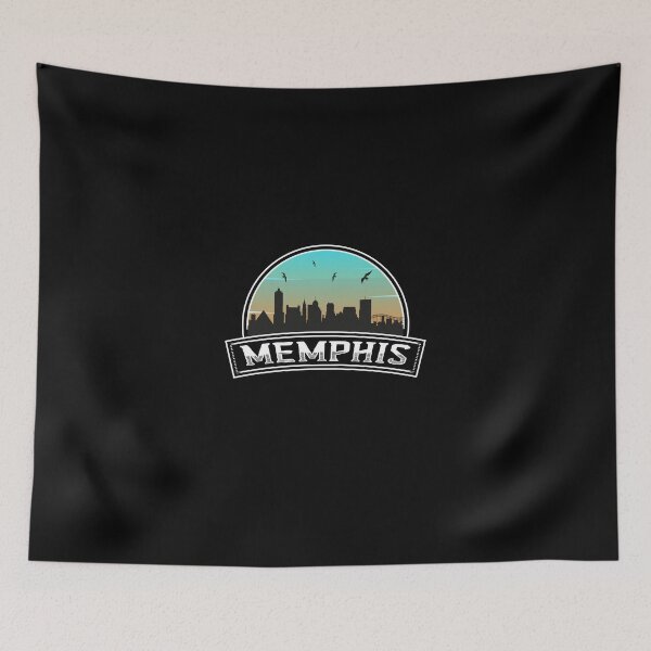 Aperçu de l'œuvre Memphis Tennessee USA Skyline Souvenir créée et vendue par TeeHome.